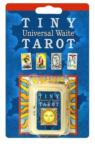 Tiny Universal Waite Tarot Card Deck Keychain - HalfMoonMusic