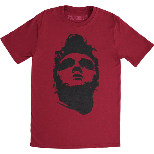 Mens Morrissey Face T-Shirt - HalfMoonMusic