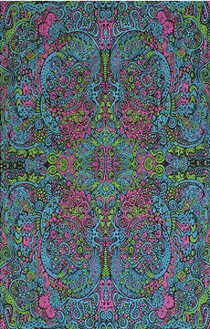 Psychadelic Liquid E Mini Tapestry - HalfMoonMusic