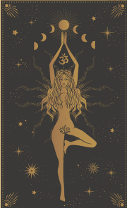 Moon Goddess Tapestry - HalfMoonMusic