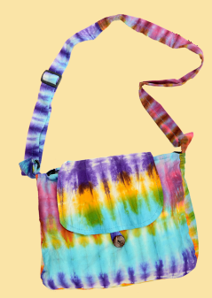 Brighter Daze Tie-Dye Purse Bag - HalfMoonMusic