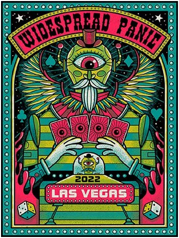 Widespread Panic Las Vegas Sticker - HalfMoonMusic