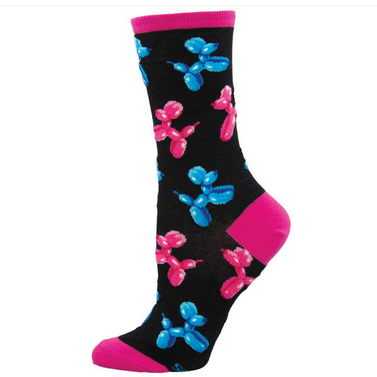 Womens Balloon Animal Socks - HalfMoonMusic