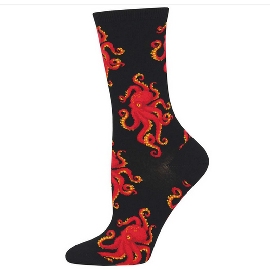 Womens Octopus Socks - HalfMoonMusic