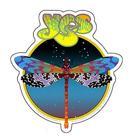 Yes Dragonfly Sticker - HalfMoonMusic