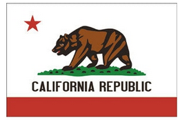 California Republic Bear Sticker - HalfMoonMusic