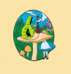 Alice In Wonderland Caterpillar Hookah Hat Pin - HalfMoonMusic