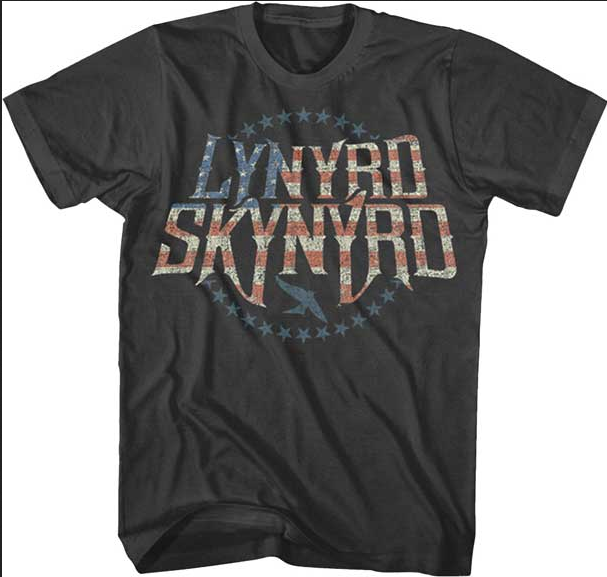 Men's Lynyrd Skynyrd Stripes & Stars T-Shirt - HalfMoonMusic