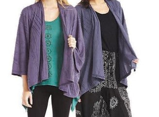 Womens Viscose Cardigan Top - HalfMoonMusic