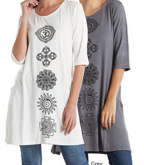 Women's Chakra Tunic - HalfMoonMusic