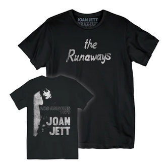 Men's Joan Jett & The Runaways B/W T-Shirt - HalfMoonMusic