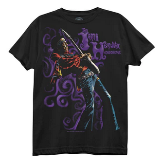 Women's Jimi Hendrix The Experience Purple Smoke T-Shirt - HalfMoonMusic