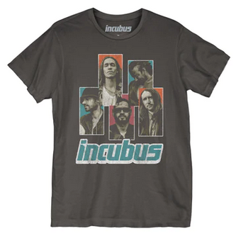Men's Incubus Band Member Photo Blocks T-Shirt - HalfMoonMusic