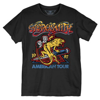 Men's Aerosmith Iguana American Tour T-Shirt - HalfMoonMusic