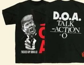 Mens Dead On Arrival F*d Uo Donald T-shirt - HalfMoonMusic