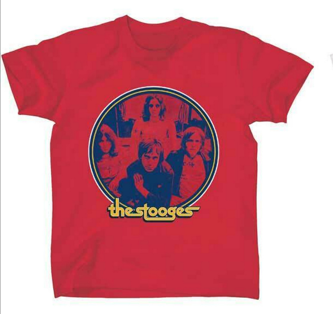 Men's Iggy Pop The Stooges Circle Shot T-Shirt - HalfMoonMusic