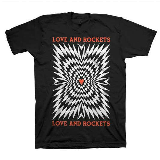 Men's Love And Rockets Illusory Motion T-Shirt - HalfMoonMusic