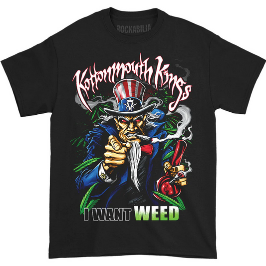 Men's Kottonmouth Kings I Want Weed T-Shirt - HalfMoonMusic