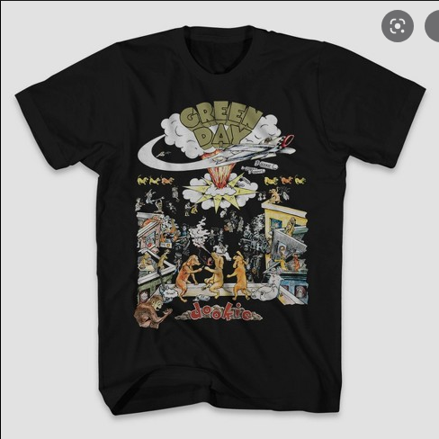 Men's Green Day Dookie T-Shirt - HalfMoonMusic
