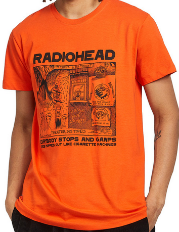 Men's Radiohead Gawps T-Shirt - HalfMoonMusic