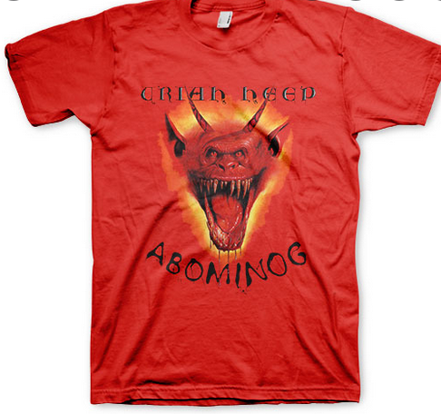 Men's Uriah Heap Abominog Logo T-Shirt - HalfMoonMusic