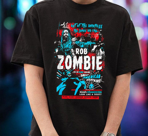 Men's Rob Zombie Call Logo T-Shirt - HalfMoonMusic