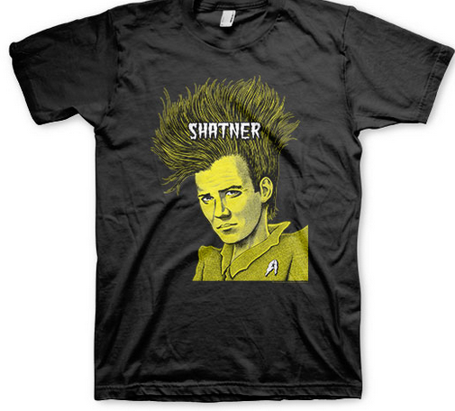 Men's William Shatner Cramps Tribute T-Shirt - HalfMoonMusic