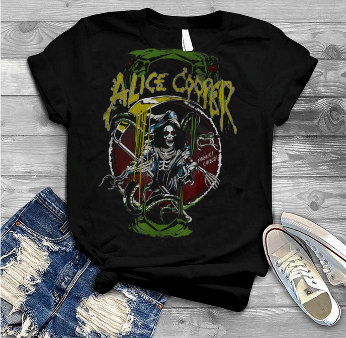 Men's Alice Cooper Reaper Praise the Dead T-Shirt - HalfMoonMusic