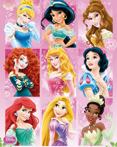 Disney Princess Art Print - HalfMoonMusic