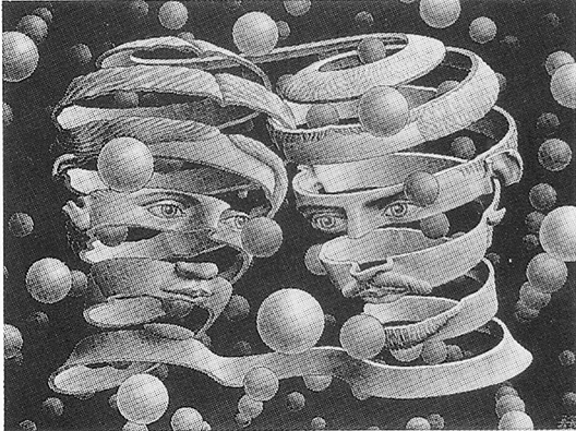 Bond Of Union MC Escher Art Print Poster - HalfMoonMusic
