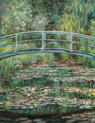 Le Pont Japonais a Giverny Claude Monet Art Print - HalfMoonMusic
