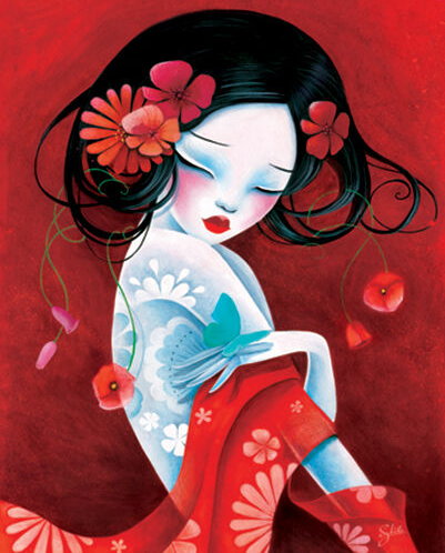 Slinky Art Print - HalfMoonMusic
