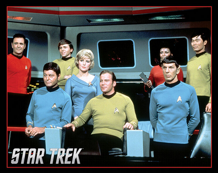 Star Trek Group Art Print - HalfMoonMusic