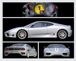 Ferrari Challenge Stradale Art Print - HalfMoonMusic