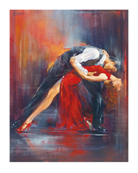 Tango Nuevo II Art Print - HalfMoonMusic