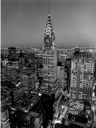 Chrysler Building Art Print - HalfMoonMusic