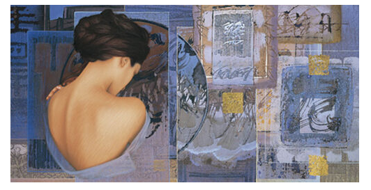 Bleu a l’Ame Art Print - HalfMoonMusic