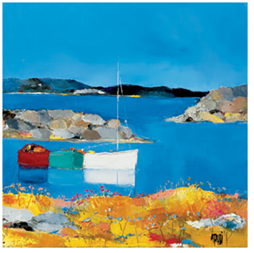Aux Lavezzi Water Art Print - HalfMoonMusic