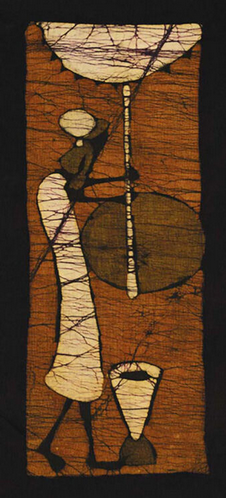 Batik IV Art Print - HalfMoonMusic