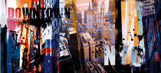 Downtown, NYC Art Print - HalfMoonMusic