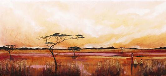 Bhundu Landscape IV Art Print - HalfMoonMusic