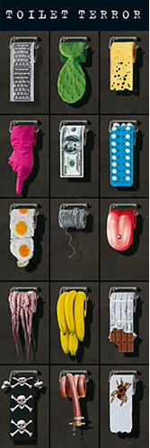Toilet Terror Art Print - HalfMoonMusic