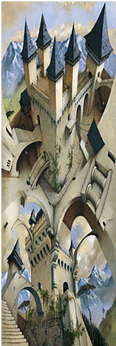 Castle of Illusion Art Print - HalfMoonMusic