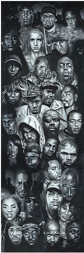 HipHop Art Print - HalfMoonMusic
