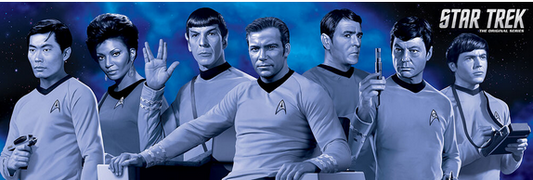 Star Trek Crew Art Print - HalfMoonMusic