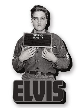 Elvis Enlistment Chunky Magnet - HalfMoonMusic