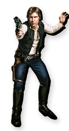 Star Wars Han Solo Chunky Magnet - HalfMoonMusic