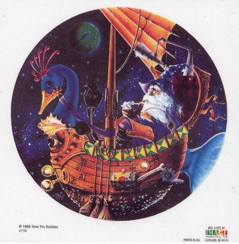 Trip to Moon Window Sticker - HalfMoonMusic