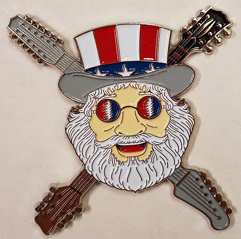 Grateful Dead Enamel Key Chains - HalfMoonMusic