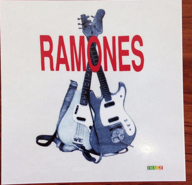 Ramones Guitar Sticker - HalfMoonMusic